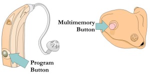 Hearing Aids buttons